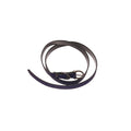 Purple And Black Layered Faux Leather Buckle Choker Necklace view 5