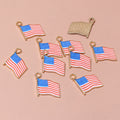 Colorful Enamel National Flag Charms in Eleven Country Options view 11