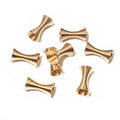 Flared Hourglass Spacer Beads in Five Metal Finishes view 9