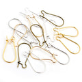 Large U-Shaped Kidney Ear Wire Hooks in Mixed Finishes view 1