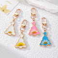 Christmas Tree Resin Daisy Keychains Lobster Clasp 4 Styles view 1