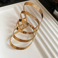 Multi Loop Geometric Upper Arm Cuff In Gold Or Silver Tone view 7