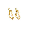 Gold Triple Hoops