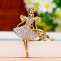 Jeweled Angel Character Keychains in Four Pictured Designs and Colors view 1