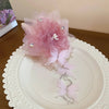 Pink Mesh Flower
