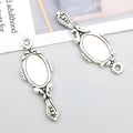 Zinc Alloy Comb Hair Dryer Scissors Mirror Barber Tool Charm Pendants for DIY Jewelry
