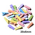 Colorful Painted Metal Alligator Hair Clips in Six Sizes view 11