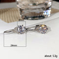 Silver Tone Crystal Teardrop Hook Earrings with Polished Finish view 5