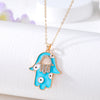 Blue Open Hamsa