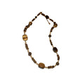 Gold Brown Tiger Eye Bead Necklace Pendant and Strand Styles view 5