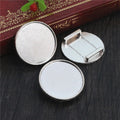 Round Metal Bracelet Tray Links in Two Antique Finishes view 3