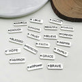 Metallic Letter Metal Charms with 23 Listed Options view 3