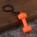 Dumbbell Keychain With Raised 45 LB Marking in 10 Colors view 3