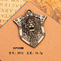 Skull Mask and Lion Statement Alloy Pendants in 5 Styles view 8
