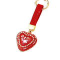 Jeweled Mermaid Heart Keychains in Six Colors plus Assorted Option view 5