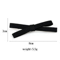 Brown Fabric Bow Eight Centimeter Finished Hair Clip view 5