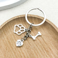 Dog Charm Keychains in 15 Pictured Variations for Bags and Keys view 2