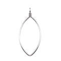Open Marquise Wire Frame Pendant Connector for Jewelry Making view 4