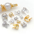 Double Hole Ball Chain End Clamps in Four Sizes Jewelry Findings view 3