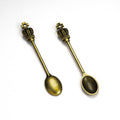 56x10mm Vintage Crown Spoon Alloy Charm Pendant