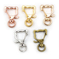Assorted Shape Swivel Snap Hooks in Mixed Metal Finishes view 4