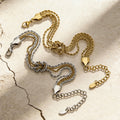 Stainless Steel Multi Strand Knot Bracelets Gold Steel Two-Tone view 4