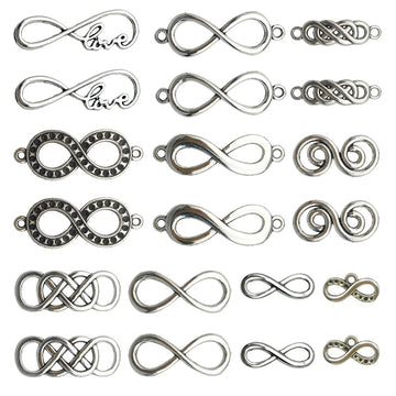 Antique Silver Connector Clasp Jewelry Findings with 11 Listed Options