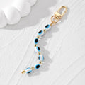 Long Oval Bead Strand Clip Keychains in Seven Colorways view 7