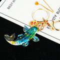 Crystal Goldfish Keychains with Fortune Cords and Loose Heart Loops view 8
