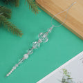 Clear Crystal Pearl Lantern Christmas Tree Hanging Ornament view 7