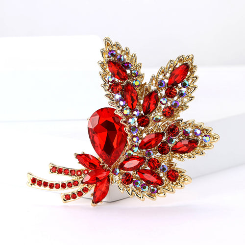 Angled close view showing the brooch surface details