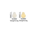 Enamel-Look Gold Silver Letter Alloy Charms in 2 Styles view 3