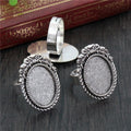 Oval Cabochon Ring Blank Collection Jewelry Making Components view 9