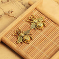 Detailed Bee Metal Pendant Charm For Jewelry Making view 4