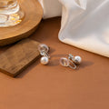 Cherry and Pearl Look Petite Stud and Clip Earrings view 8