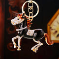 Mixed Jeweled Horse Keychains in Seventeen Pictured Colors and Designs view 9
