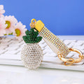Clay Crystal Pineapple Keychains in Four Colors plus Assorted Option view 8