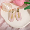 Pink Geometric Drops