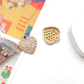Gold-Tone Heart and Alphabet Letter Metal Charms with 16 Listed Options view 10