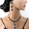 Blue Faceted Set