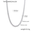 Steel Pearl Necklace