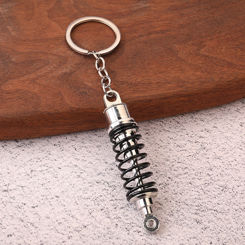 Car Suspension Shock Absorber Metal Keychain Gift Accessory