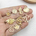 Yellow Mermaid Metal Charms with 54 Listed Options view 2