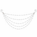 Clear Crystal Multi Layer Bead Garland Christmas Tree Decor view 6