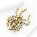 Rhinestone Spider Brooch Halloween Crystal Insect Pin view 4