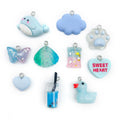 Blue Dolphin and Butterfly Glossy Charms with 11 Listed Options view 5