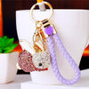 Purple Braided-Purple Crystal-Rabbit
