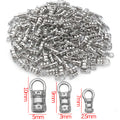 Metal Chain End Connectors in Three Sizes and Three Finishes view 8