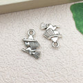 Antique Silver Elephant Metal Charms with 20 Listed Options view 9