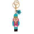 Beaded Nutcracker Soldier Charm Keychain Four Colors view 5